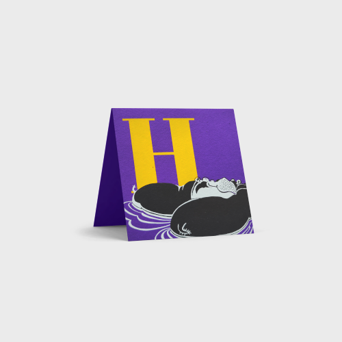 H for Hippopotamus
