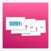Sorry? Thanks! Mixed Emotion Cards