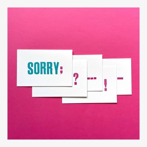 Sorry? Thanks! Mixed Emotion Cards