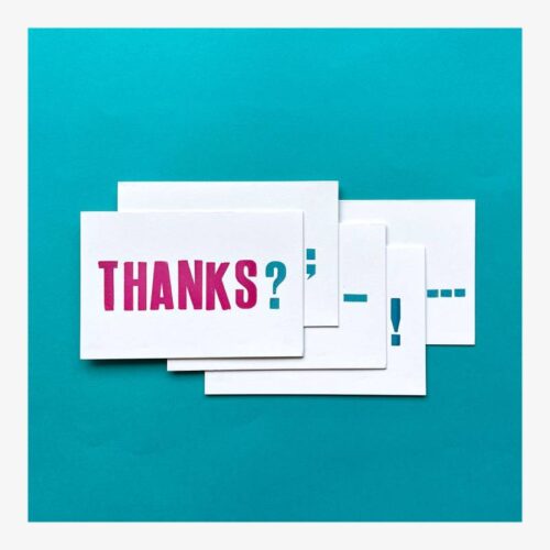 Sorry? Thanks! Mixed Emotion Cards