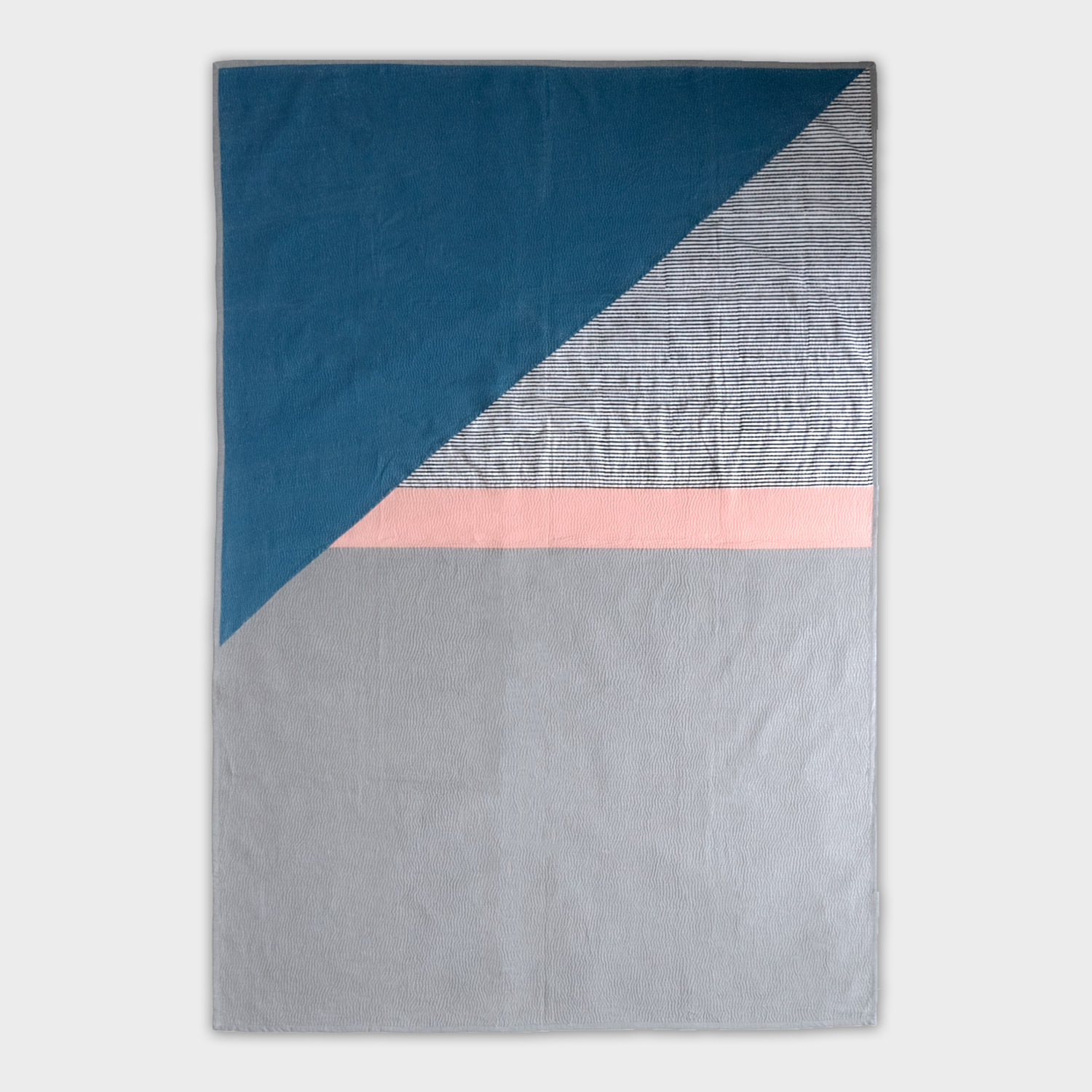 Neram Kantha Throw Quilt