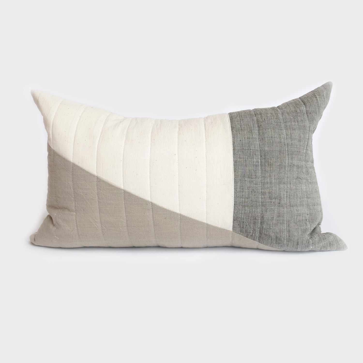 Cēra Quilted Cushion Cover - Nutmeg - Small