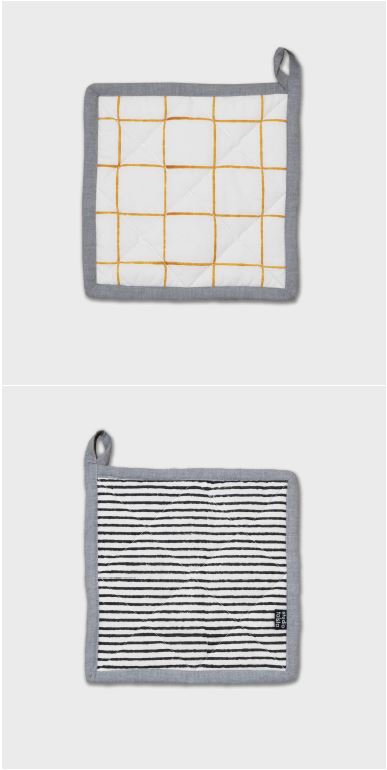 Big Grid Pot Mat - Yellow