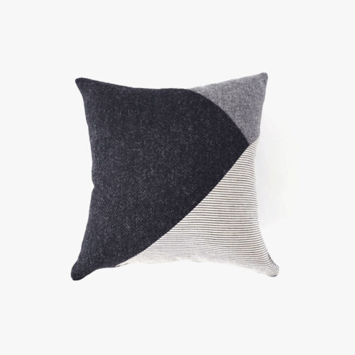 Handwoven Takia Cushion Cover - Charcoal
