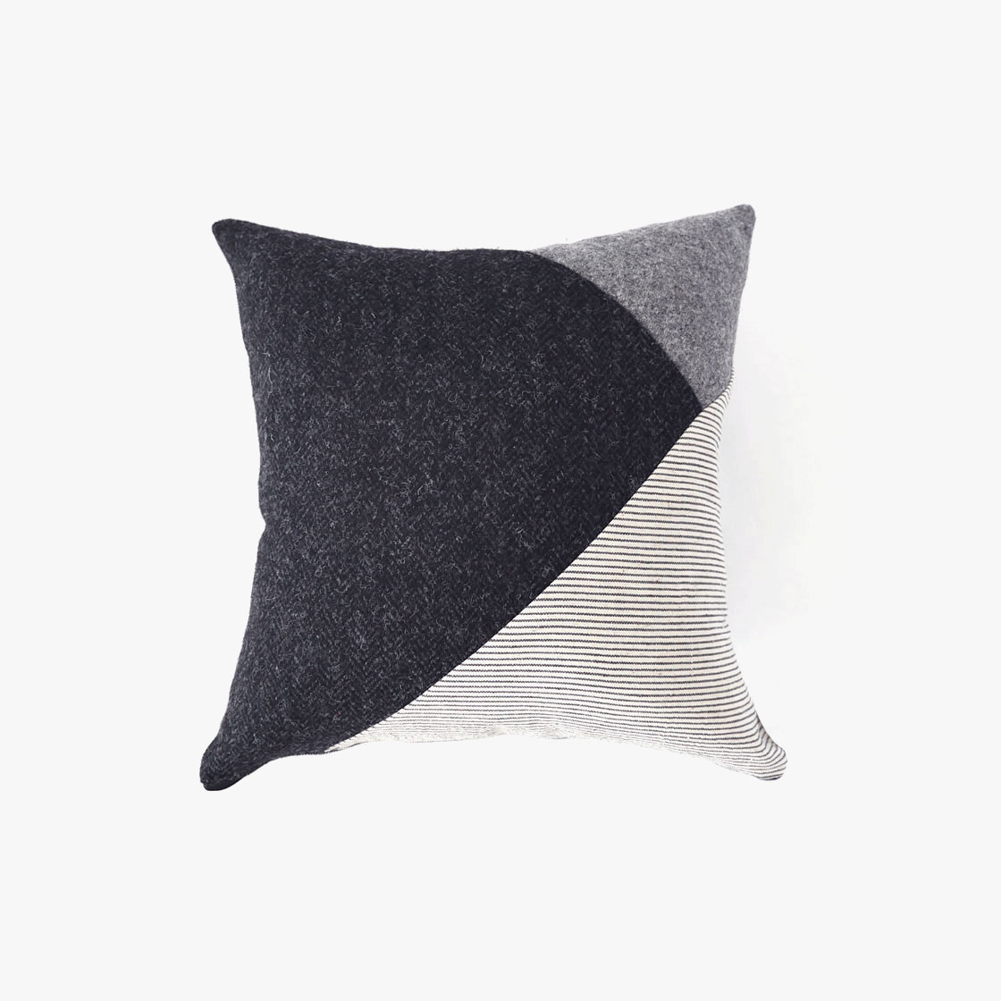 Handwoven Takia Cushion Cover - Charcoal