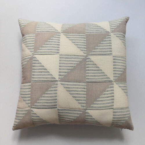 Patchworks - Handwoven Triangles Cushion Cover
