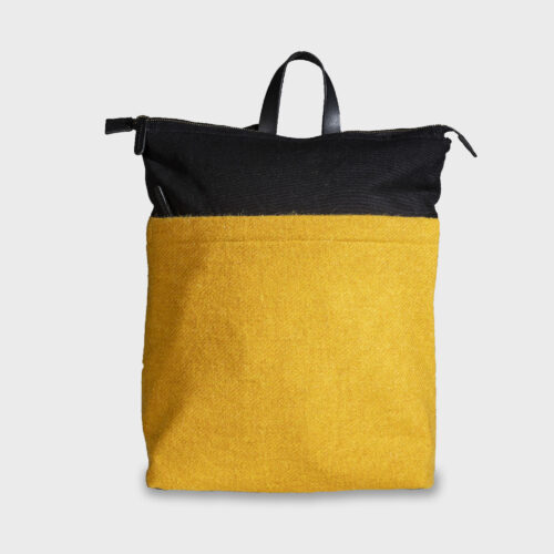 Cala Backpack – Harris Tweed - Yellow