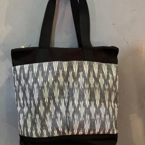 Double Pocket Tote - Ikat