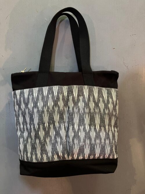 Double Pocket Tote - Ikat