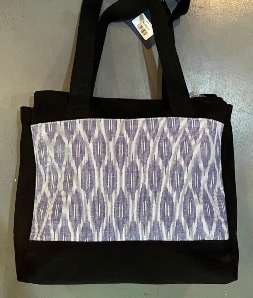 Work Tote - Ikat Pocket
