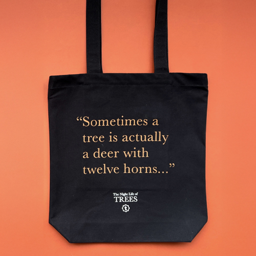 'Night Life Of Trees' Quote Tote - Image 2